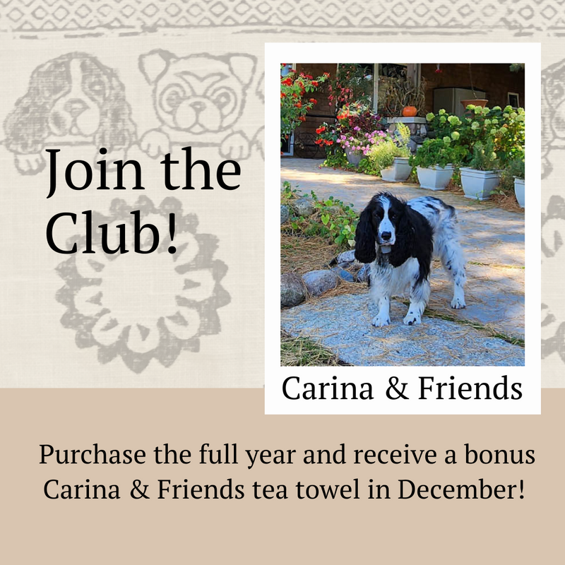 2025 Carina and Friends Tea Towel Club