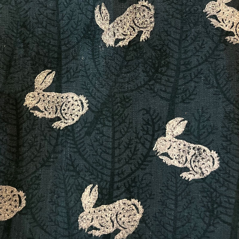 January 2024 Tea Towel - Snowshoe Hare