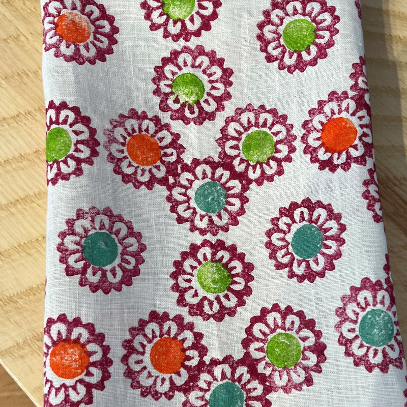 May 2023 Flower Power Tea Towel