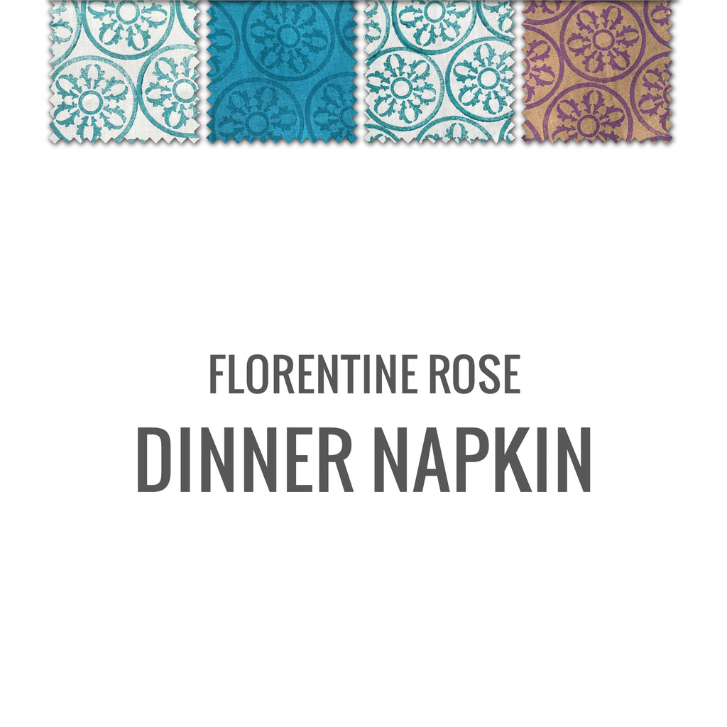 Florentine Rose Dinner Napkin