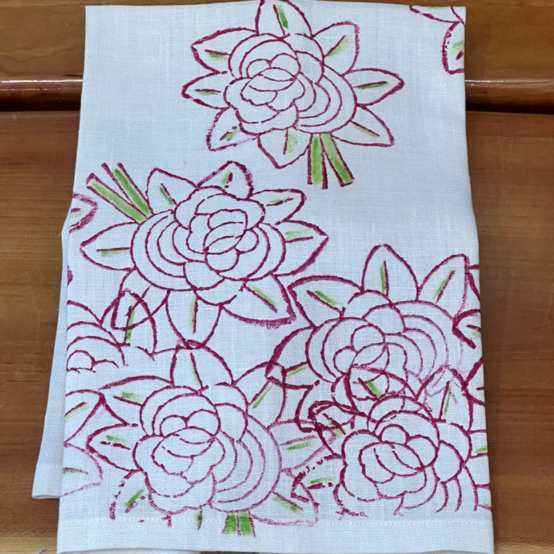 February 2023 Tea Towel - Frida's Rose